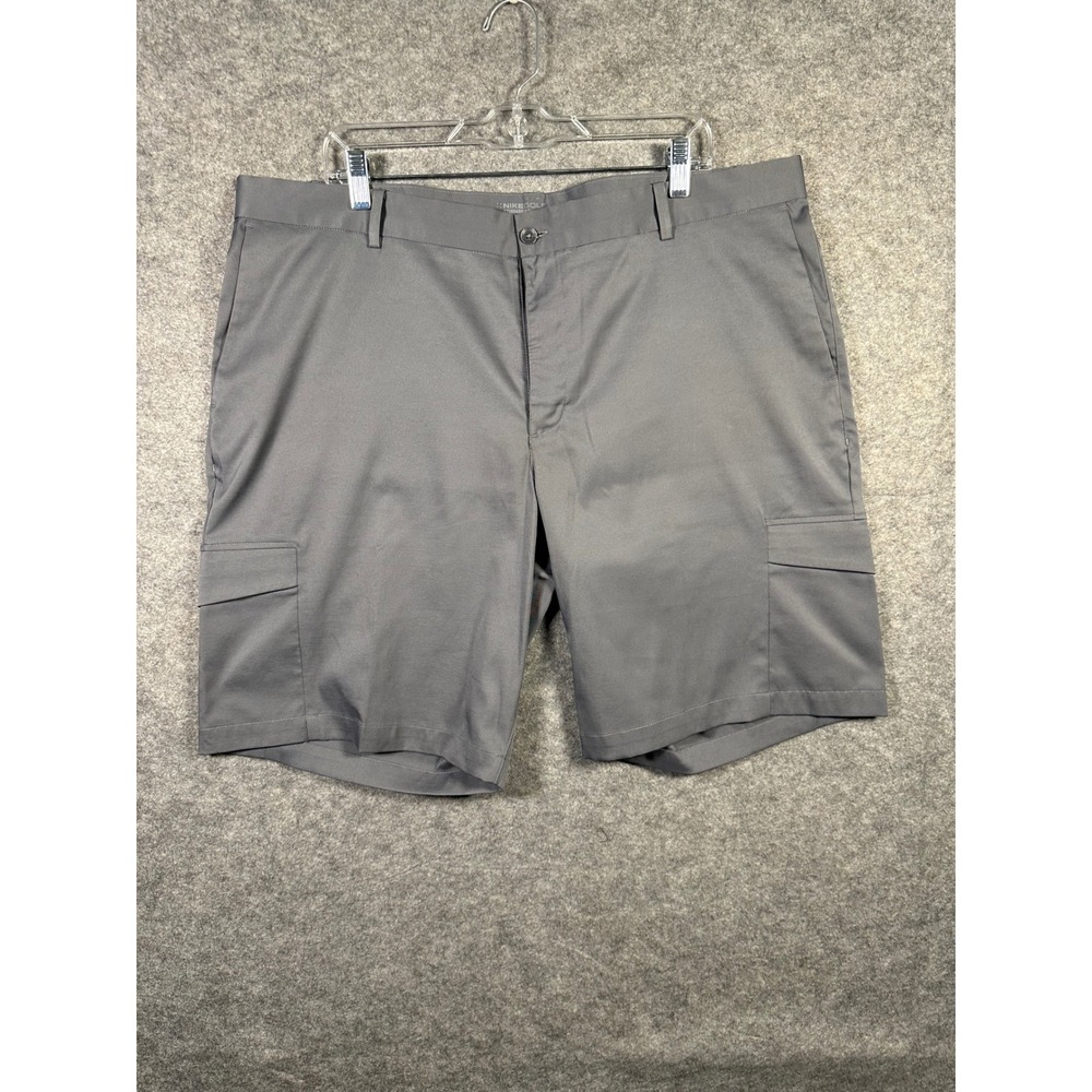 Nike Golf Standard Fit Dri-FIT 40 Gray Cargo Shorts Mens Activewear